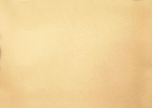 A paper background of a yellowish color with a rough surface aged by time.Texture or background