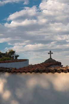 Beautiful couples, fields and landscapes of the Cordoba mountains in Spain. Photograph taken in the month of July.