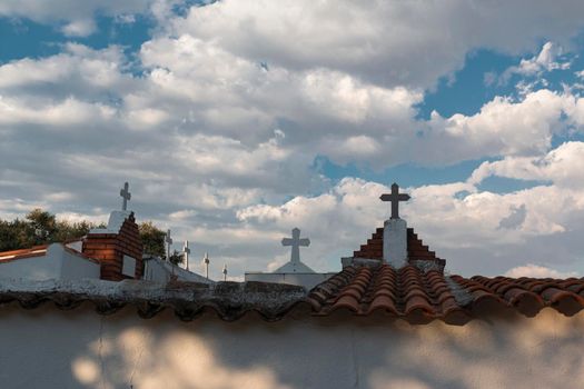 Beautiful couples, fields and landscapes of the Cordoba mountains in Spain. Photograph taken in the month of July.