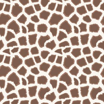 Abstract modern giraffe seamless pattern. Animals trendy background. Beige decorative vector stock illustration for print, card, postcard, fabric, textile. Modern ornament of stylized skin