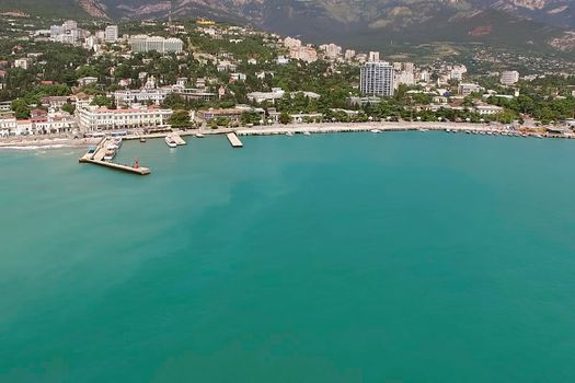 Yalta, Crimea. Aerial view of the urban landscape.