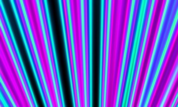 Abstract pink and blue neon linear background.