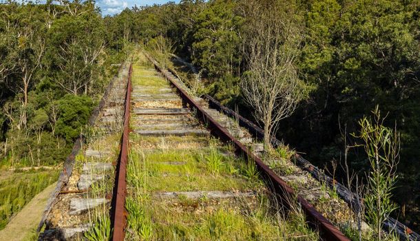 view from the Noojee Trestle bridge, Gippsland, Victoria