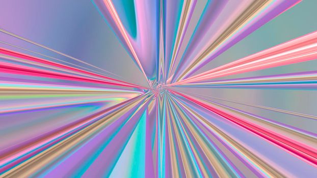 Abstract pastel background with lines and shapes. 3d image