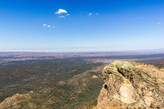 View of the Flinders Ranges from St Mary's Peak, South Australia.