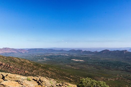 View of the Flinders Ranges from St Mary's Peak, South Australia.