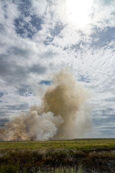 Bushfire in Kakadu National Park, Northern Territory, Australia