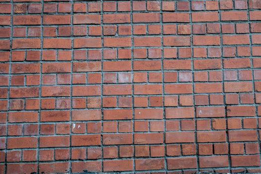 old grunge red brick wall texture background.