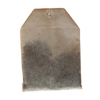 tea bag isolated over a white background