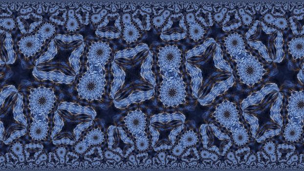 Abstract fractal multi-colored symmetrical background.