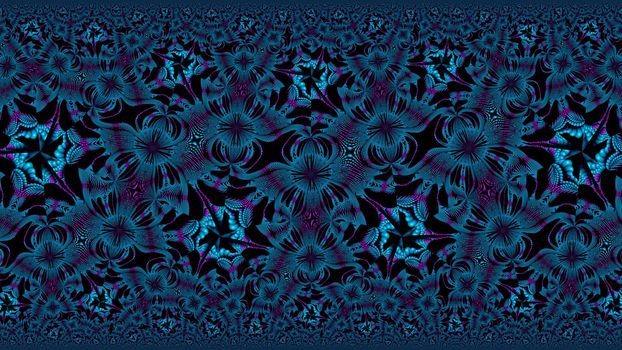 Abstract fractal multi-colored symmetrical background.