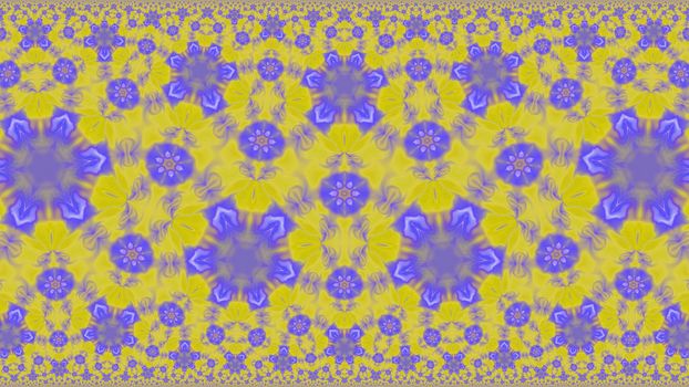 Abstract fractal multi-colored symmetrical background.