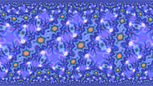 Abstract fractal multi-colored symmetrical background.