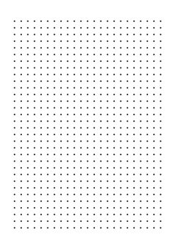 Grid paper. Dotted grid on white background. Abstract dotted transparent illustration with dots. White geometric pattern for school, copybooks, notebooks, diary, notes, banners, print, books