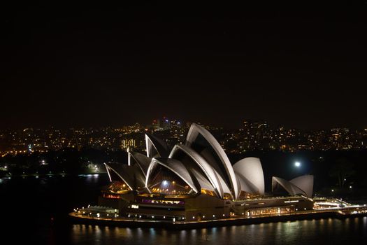 Sydney Opera House from Harbour Bridge, Australia