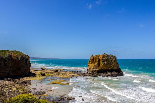 Schöne Felsen an der Great Ocean Road, Victoria, Australien