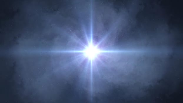 cosmos star ray light space particle nebula, illustration render