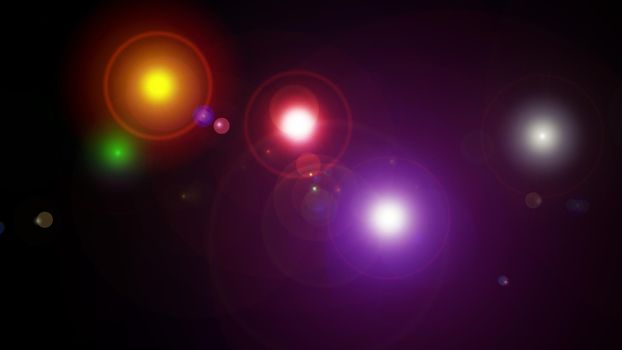 flash light lens flare ray abstract background