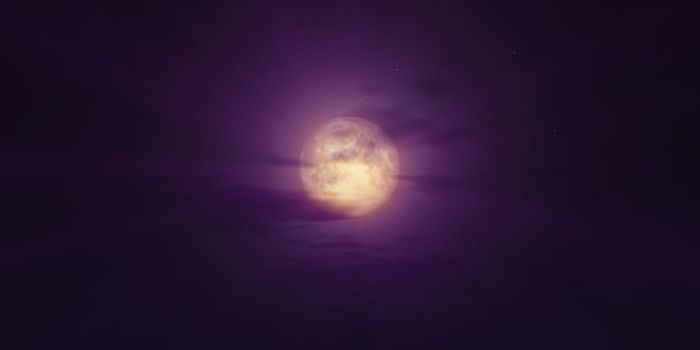 full moon at night night sky, illustration 3d render