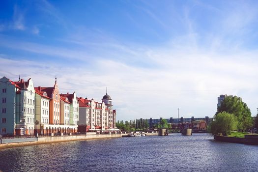 Kaliningrad, Russia. Urban landscape with views of architecture and attractions.