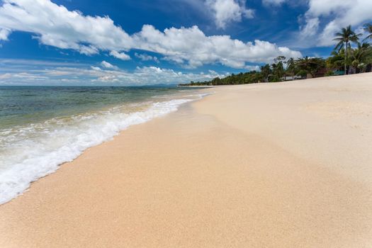 Paradise Lamai Beach, Koh Samui, Thailand. After Covid had no tourists make the sea complete ecological recovery ,nature balance