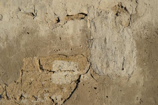 Background and texture of brick wall and peeled plaster. For network and design.