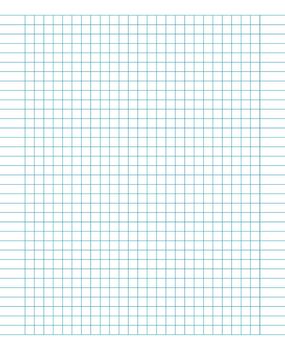 Grid paper. Abstract squared background with color lines. Time management concept. Pattern for school, copybooks, notebooks, diary, notes, books. Paper blank isolated on transparent background.