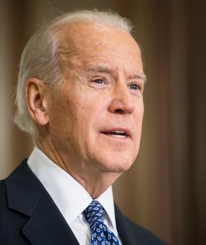 KIEV, UKRAINE - Dec 07, 2015: Vice president of USA Joe Biden during an official visit to Kiev, Ukraine