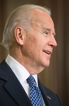 KIEV, UKRAINE - Dec 07, 2015: Vice president of USA Joe Biden during an official visit to Kiev, Ukraine