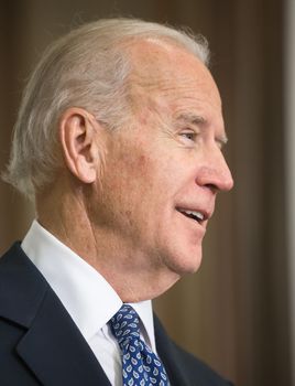 KIEV, UKRAINE - Dec 07, 2015: Vice president of USA Joe Biden during an official visit to Kiev, Ukraine