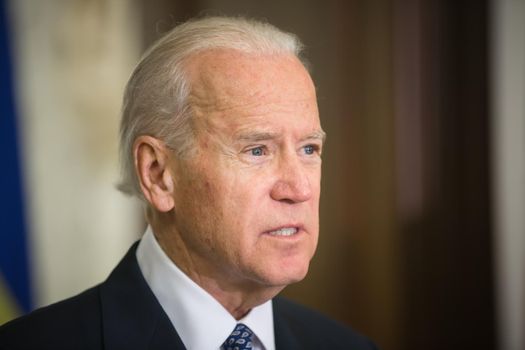 KIEV, UKRAINE - Dec 07, 2015: Vice president of USA Joe Biden during an official visit to Kiev, Ukraine