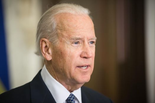 KIEV, UKRAINE - Dec 07, 2015: Vice president of USA Joe Biden during an official visit to Kiev, Ukraine
