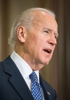 KIEV, UKRAINE - Dec 07, 2015: Vice president of USA Joe Biden during an official visit to Kiev, Ukraine