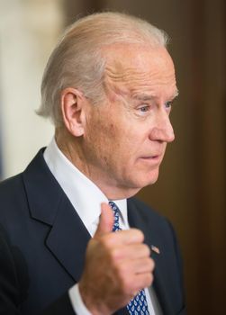 KIEV, UKRAINE - Dec 07, 2015: Vice president of USA Joe Biden during an official visit to Kiev, Ukraine