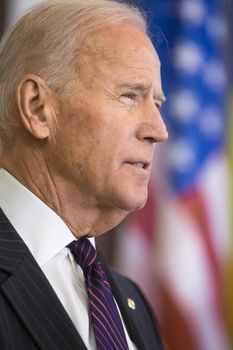 KIEV, UKRAINE - Jan 16, 2017: Vice president of USA Joe Biden during his visit to Kiev and  meeting with President of Ukraine Petro Poroshenko