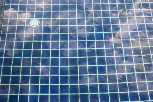 Water swimming pool surface for background.