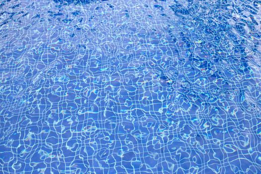 Water swimming pool surface for background.