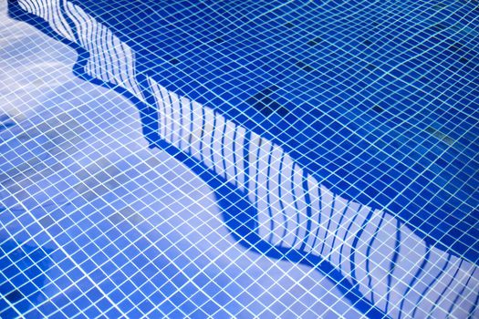 Water swimming pool surface for background.
