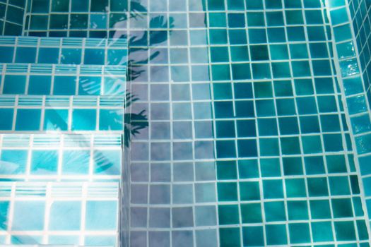 Water swimming pool surface for background.