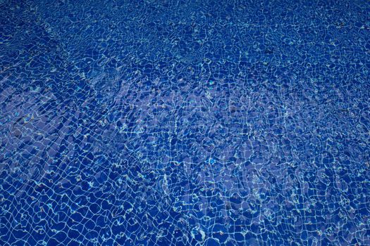 Water swimming pool surface for background.