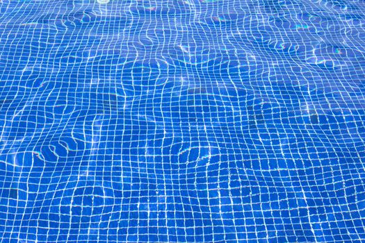 Water swimming pool surface for background.