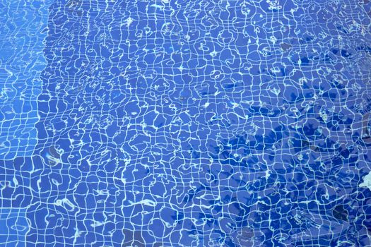 Water swimming pool surface for background.