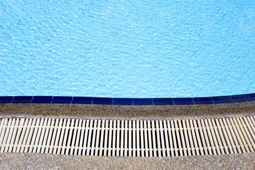 Water swimming pool surface for background.