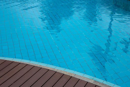Water swimming pool surface for background.