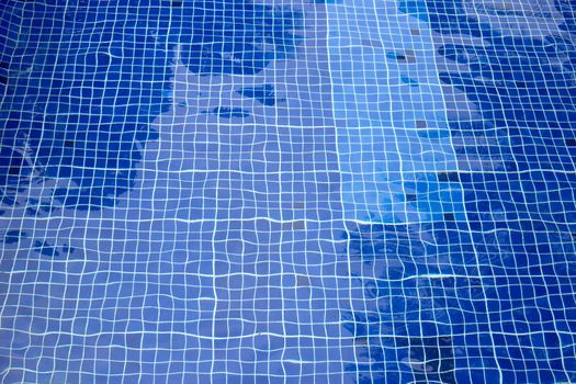 Water swimming pool surface for background.