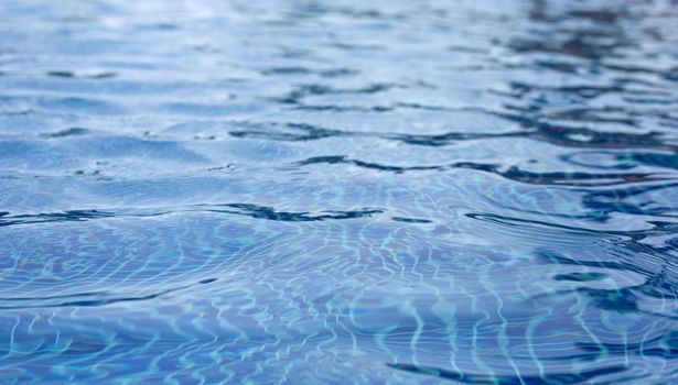 Water swimming pool surface for background.