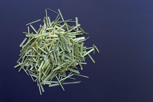 Organic lemongrass. Herb for tea concept