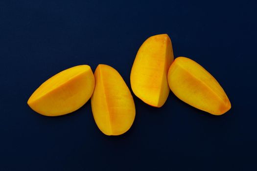 Tropical fruit, Mango  on white background.