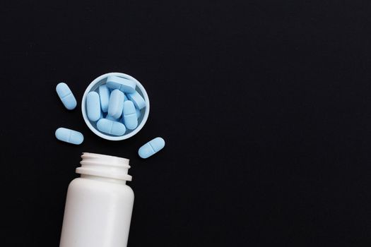 Clock with "PrEP" ( Pre-Exposure Prophylaxis). used to prevent HIV on dark background. Copy space