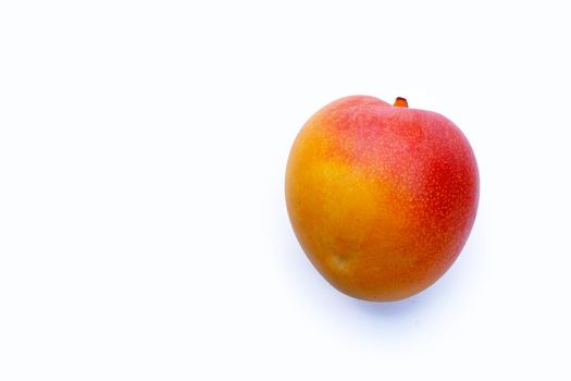 Tropical fruit, Mango  on white background.